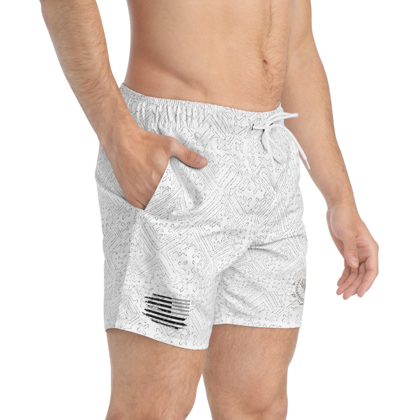 Hmong Meka Swim Trunks