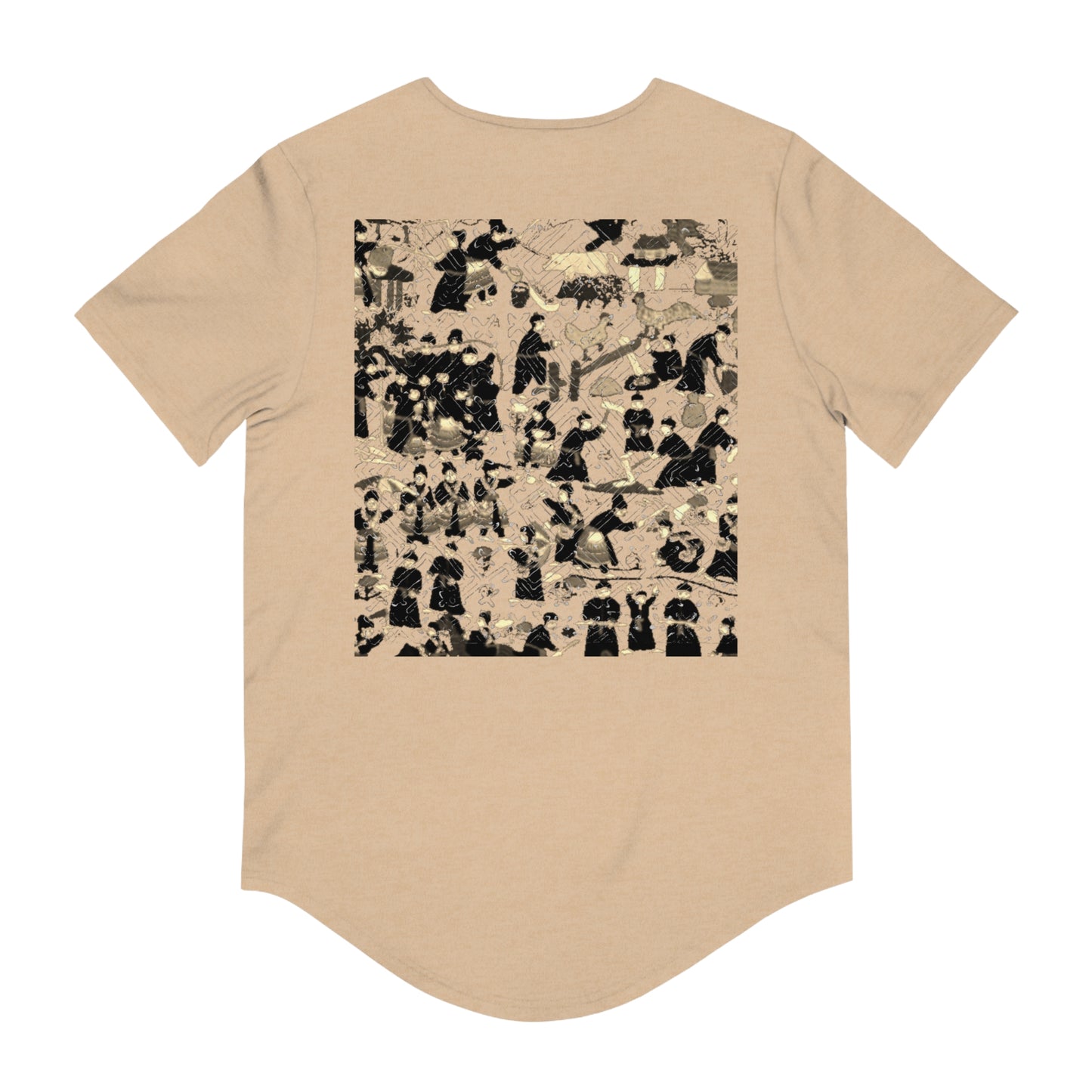 Hmong Story Men's Jersey Curved Hem Tee