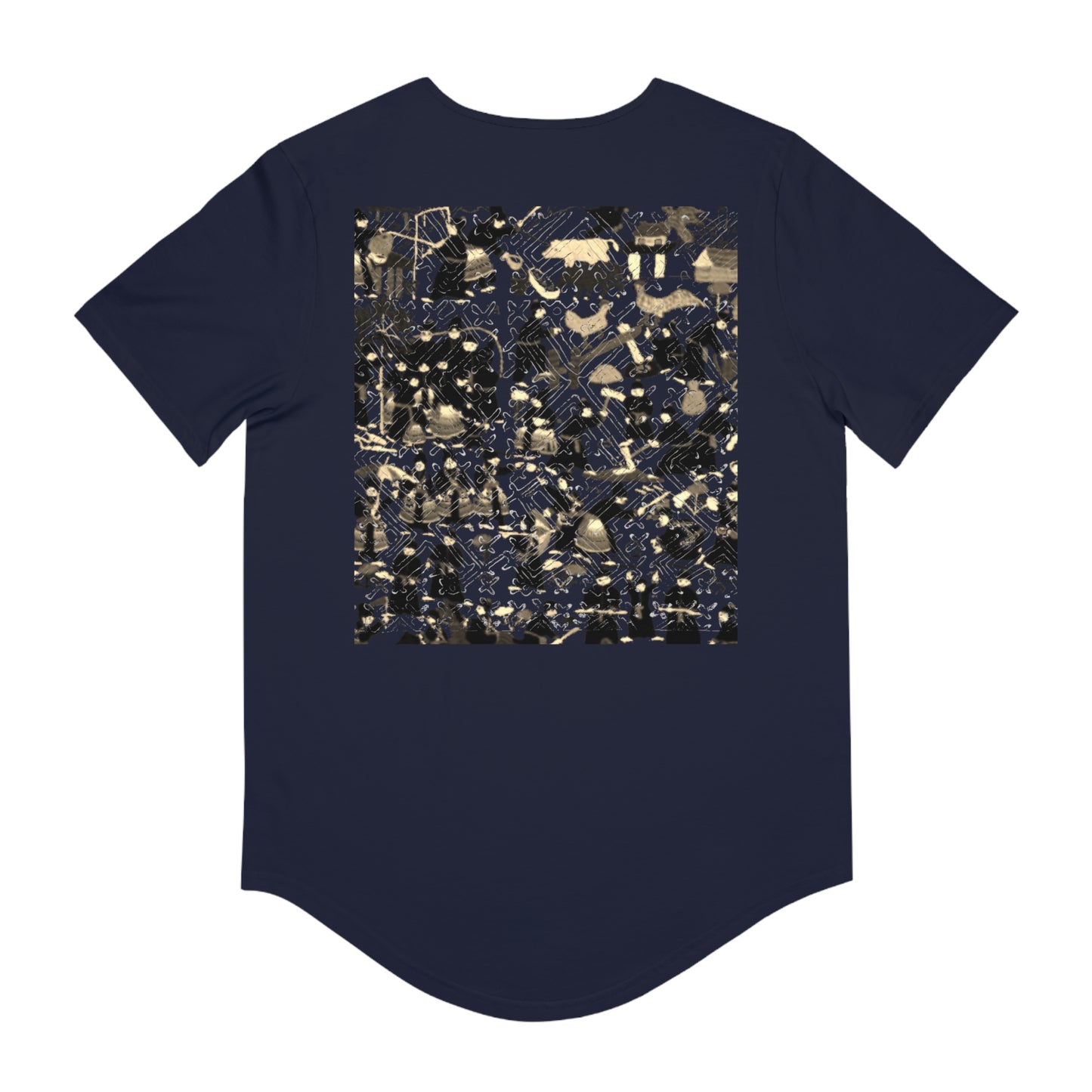 Hmong Story Men's Jersey Curved Hem Tee