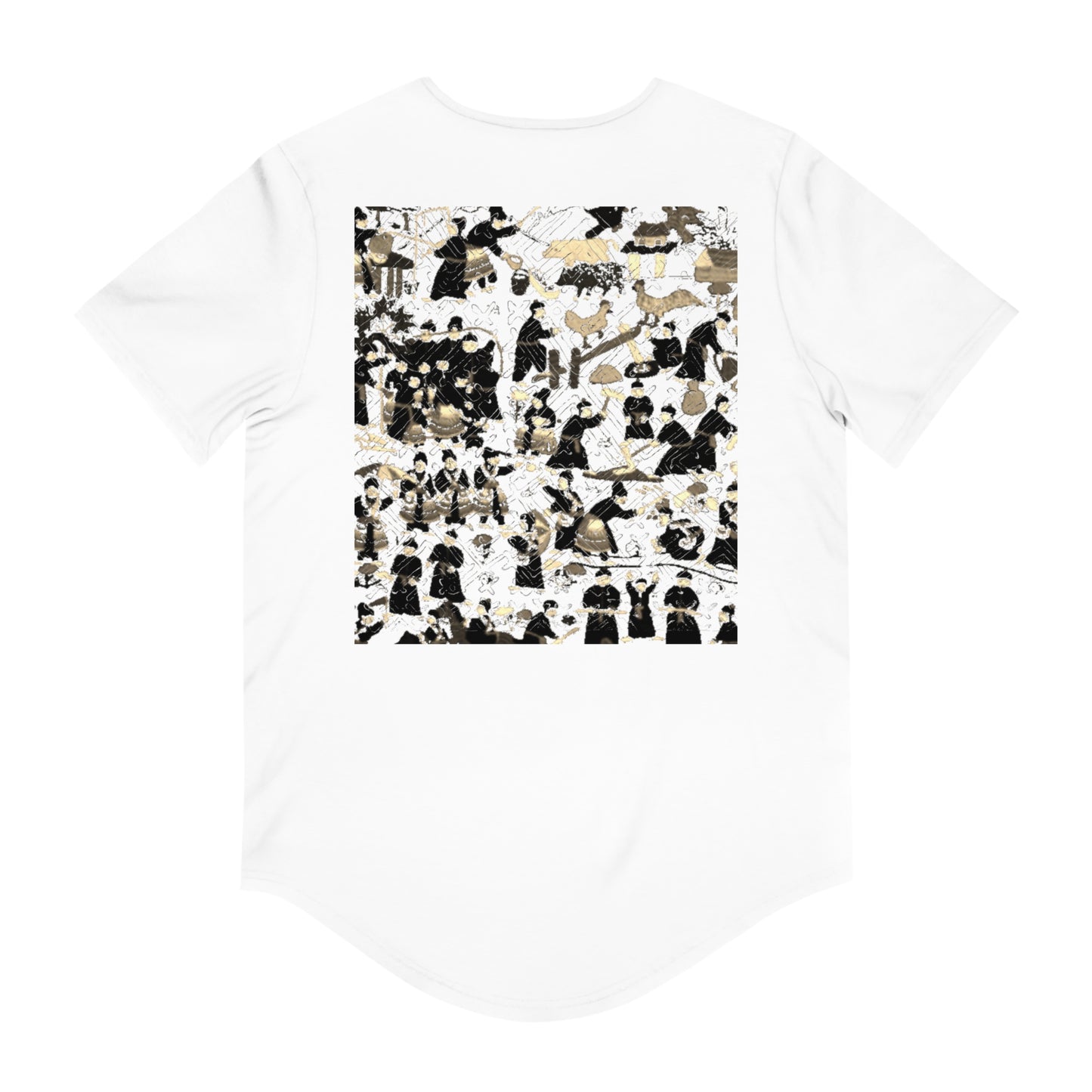 Hmong Story Men's Jersey Curved Hem Tee