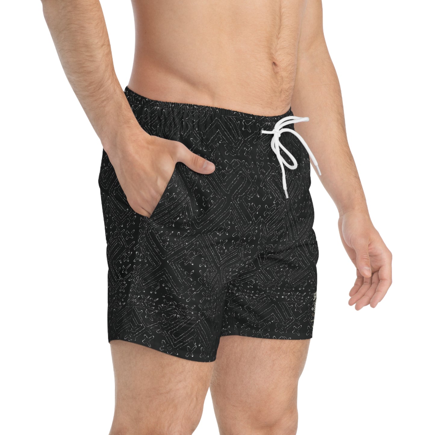 Hmong Meka Swim Trunks