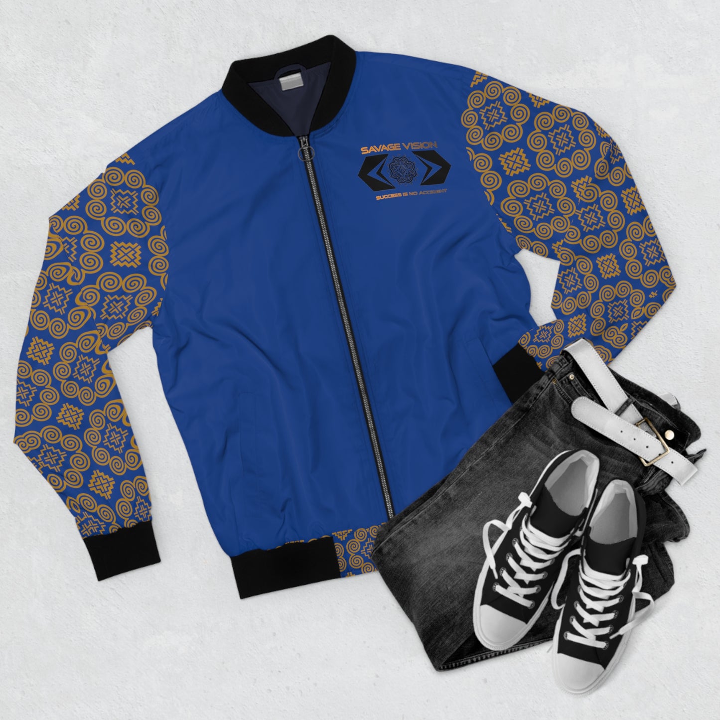 Savage Vision Success Is No Accident Men's Bomber Jacket