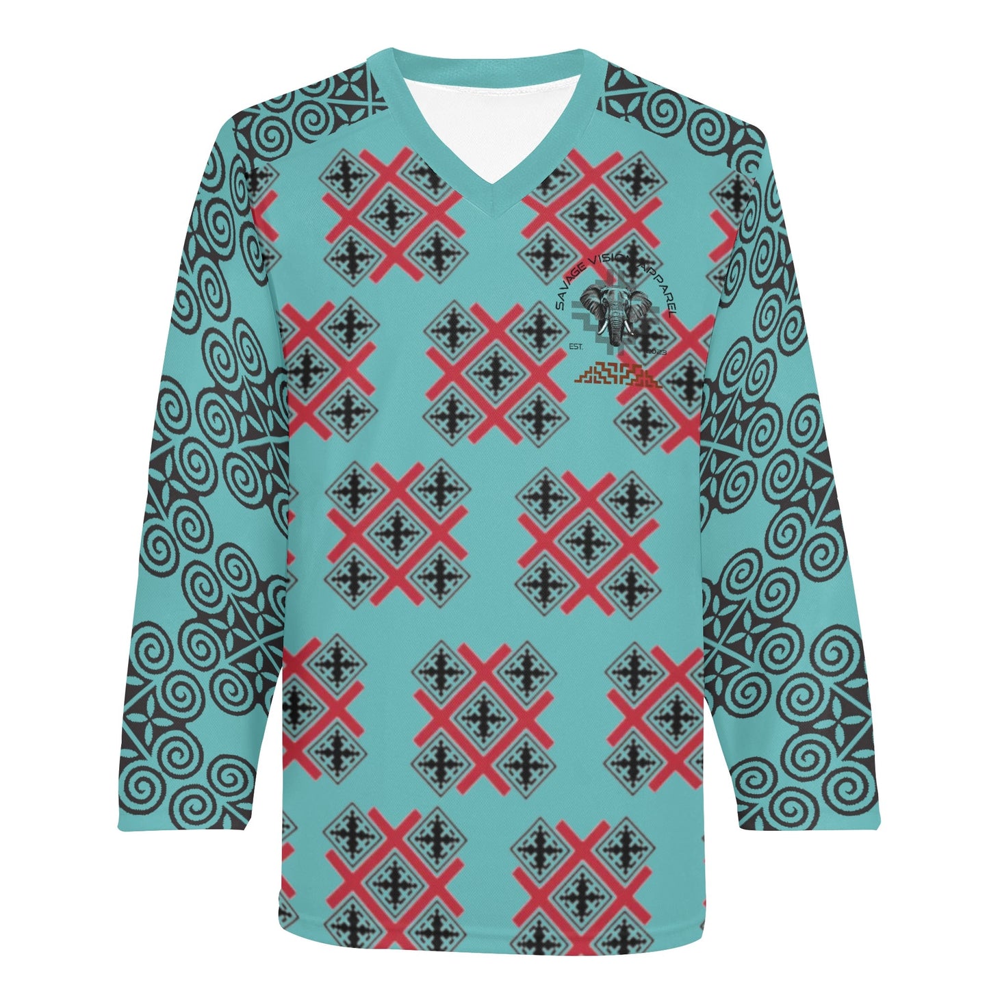 Savage Vision Hockey Jersey Long Sleeve Shirt