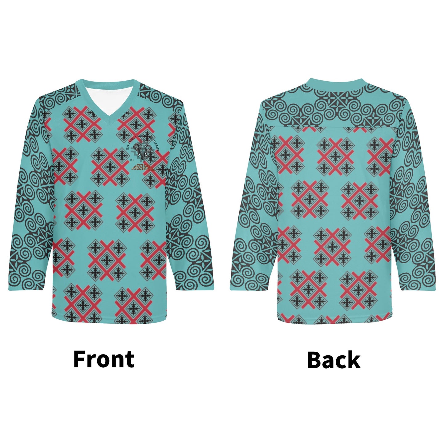Savage Vision Hockey Jersey Long Sleeve Shirt