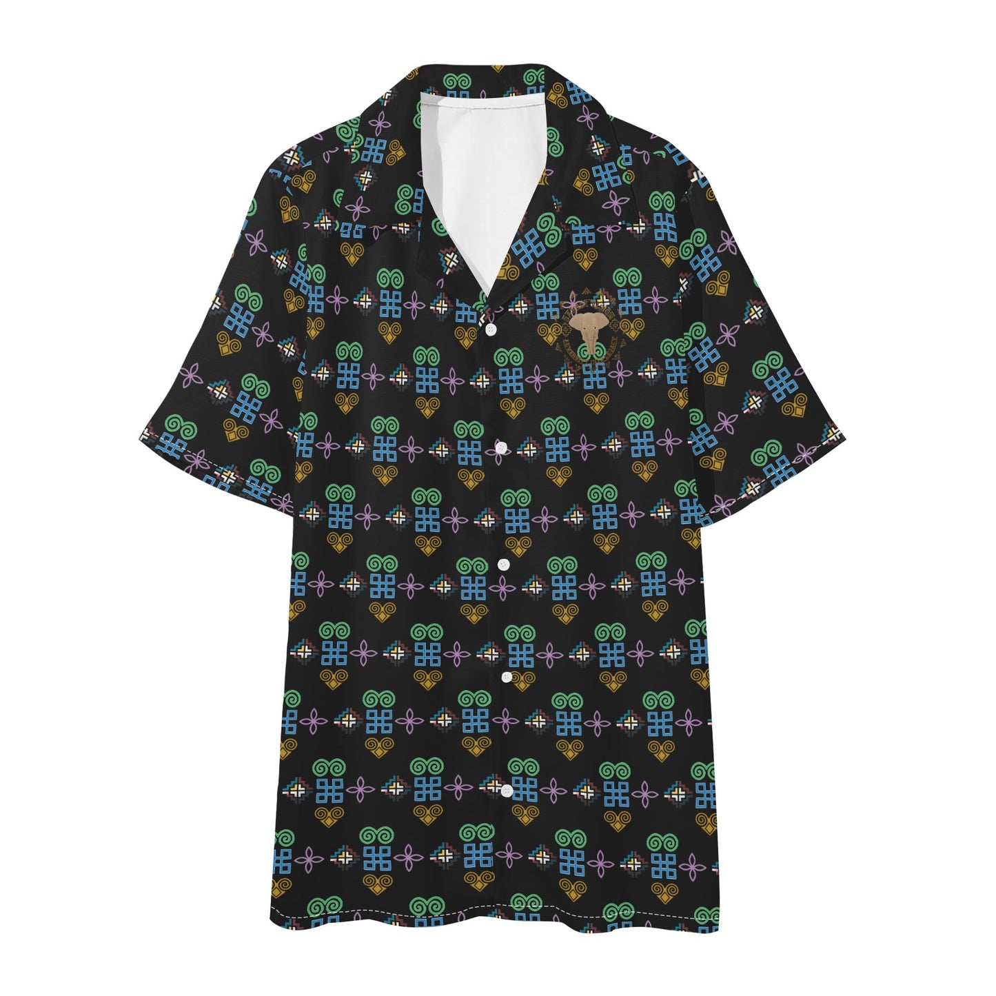 Savage Vision Mens Regular Fit Hawaiian Short Sleeve Shirt and Shorts Set