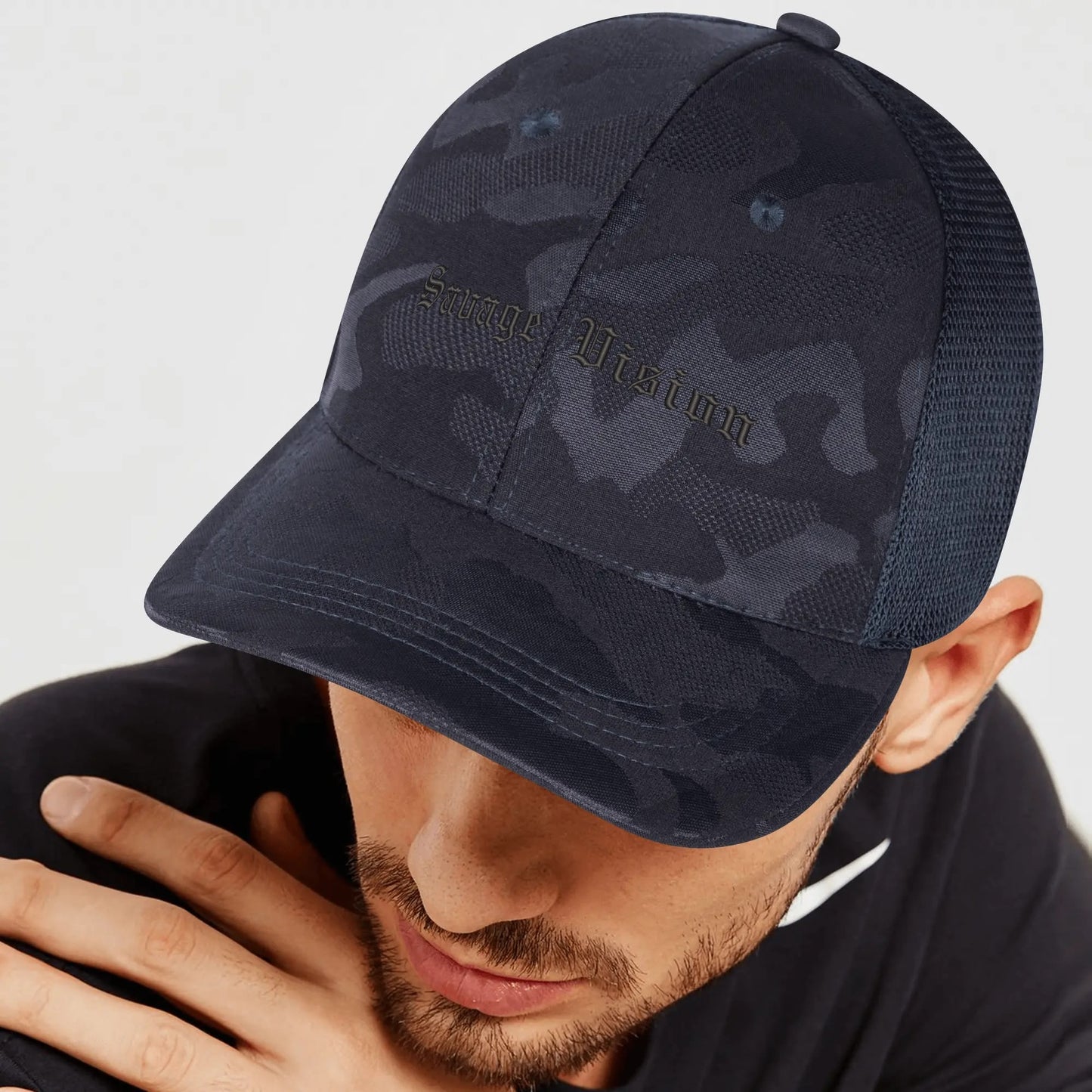 Savage Vision Mesh Sports Camo Trucker Hat