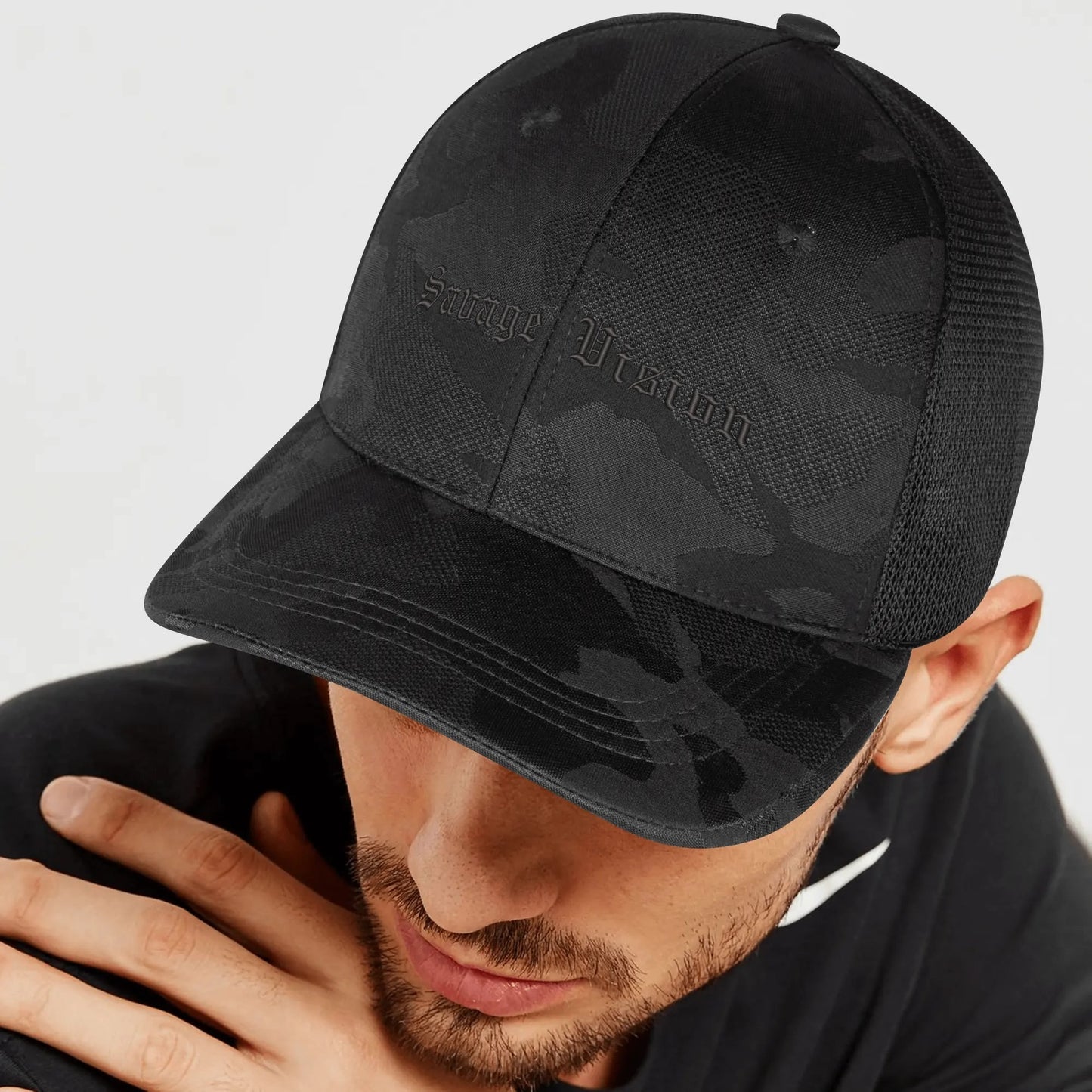 Savage Vision Mesh Sports Camo Trucker Hat