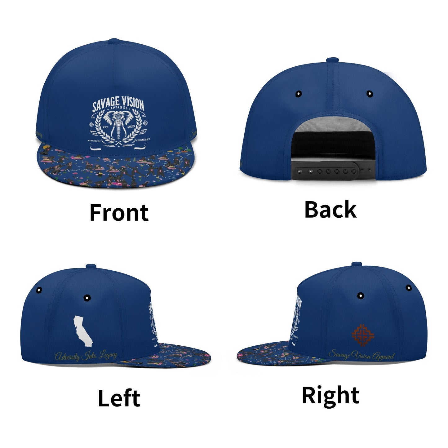 Hmong Snapback Hats Collection - Savage Vision Apparel
