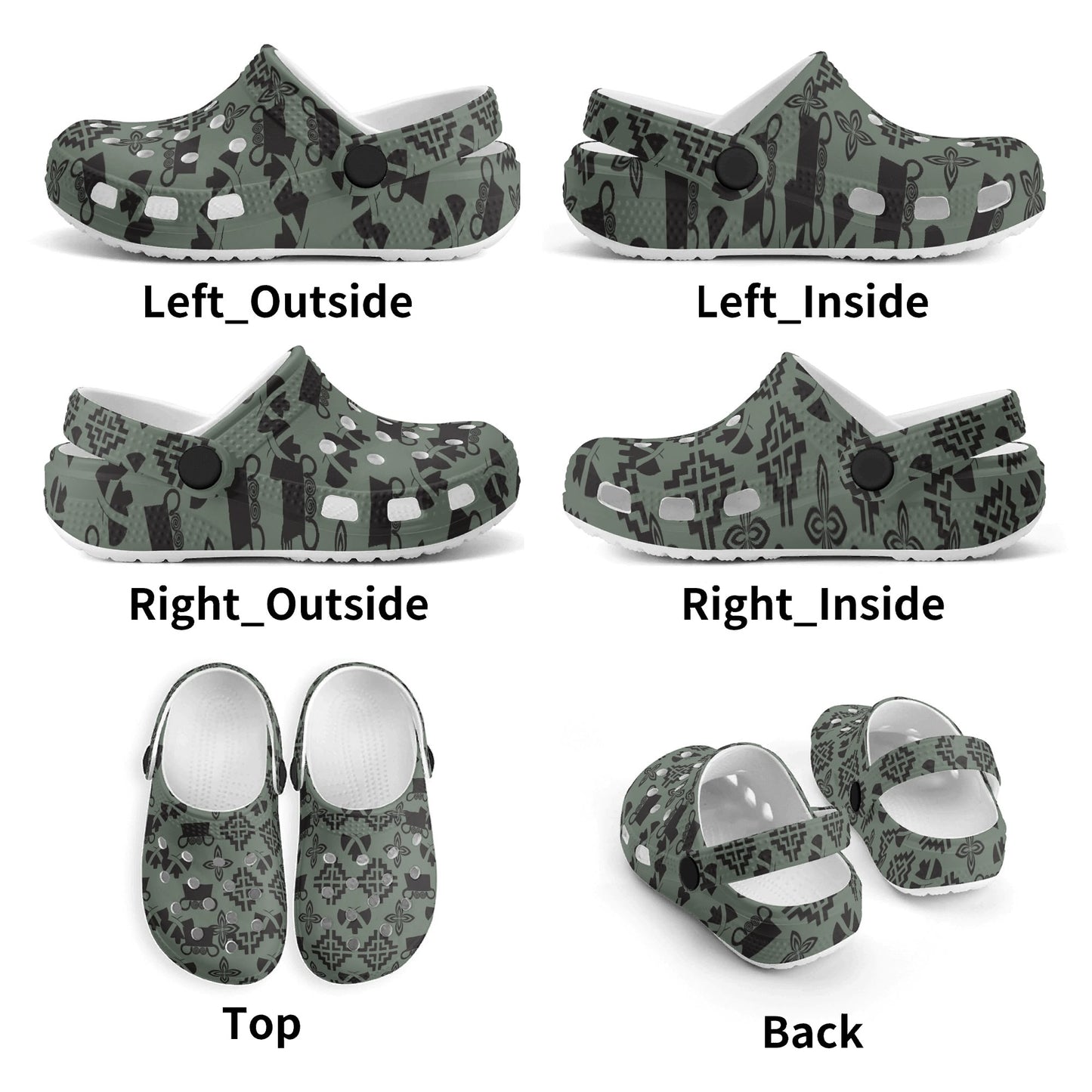 Kids All Over Printing Classic Sandals