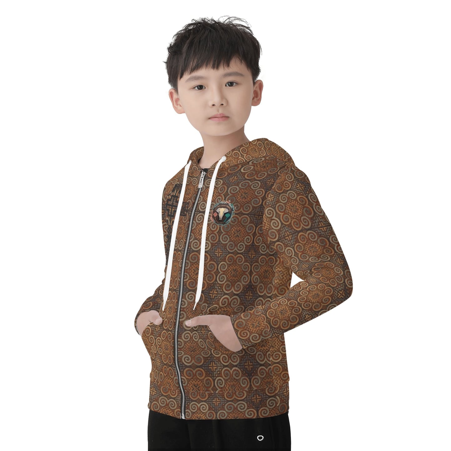Hmong Savage Kids zip hoodie