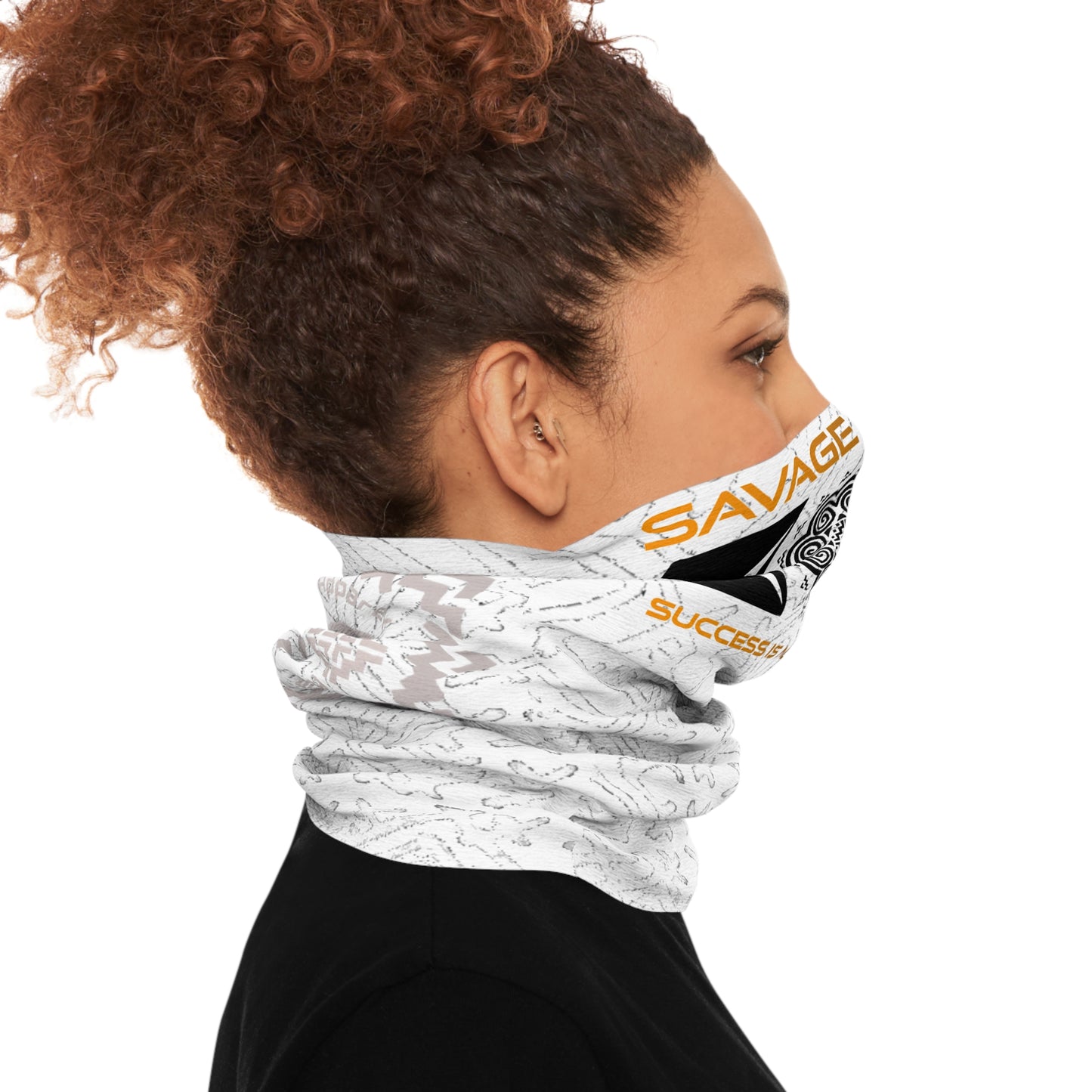 Savage Vision White Tube Scarf