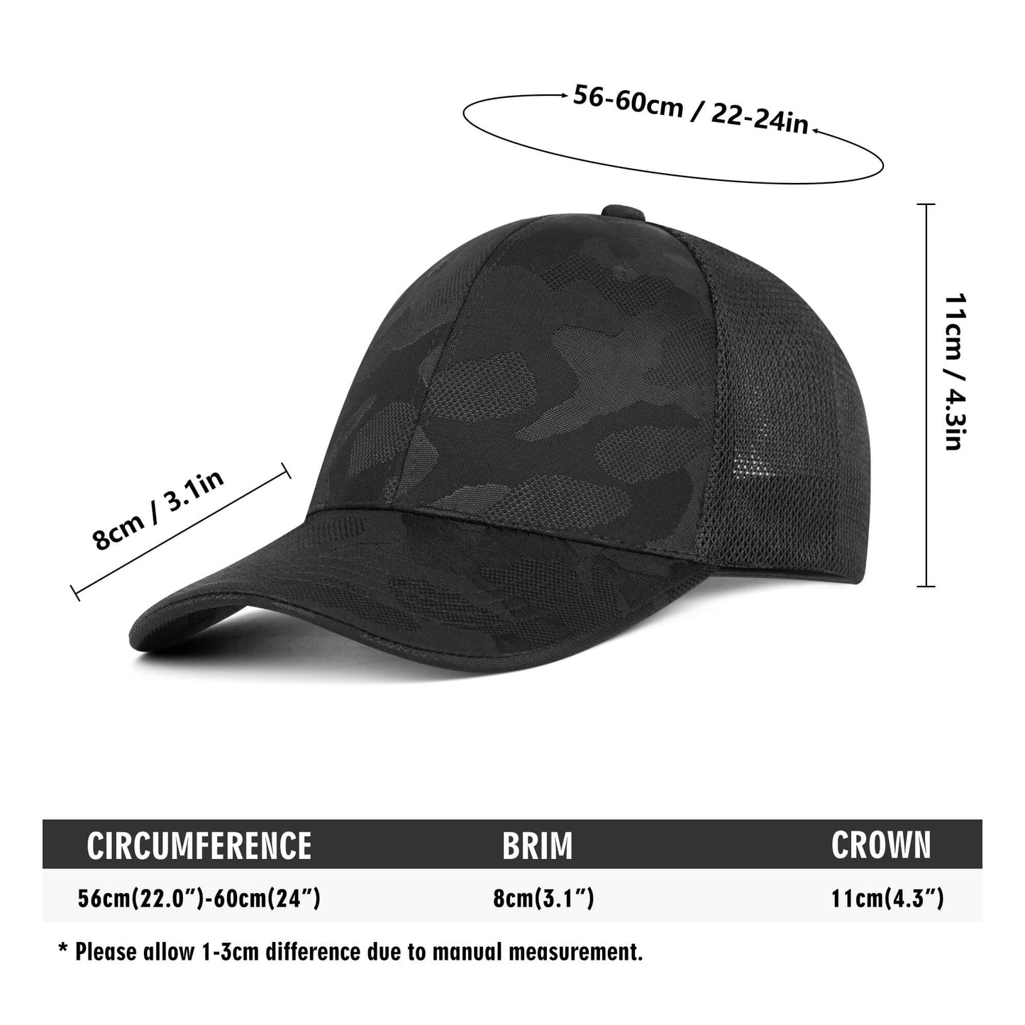 Savage Vision Mesh Sports Camo Trucker Hat