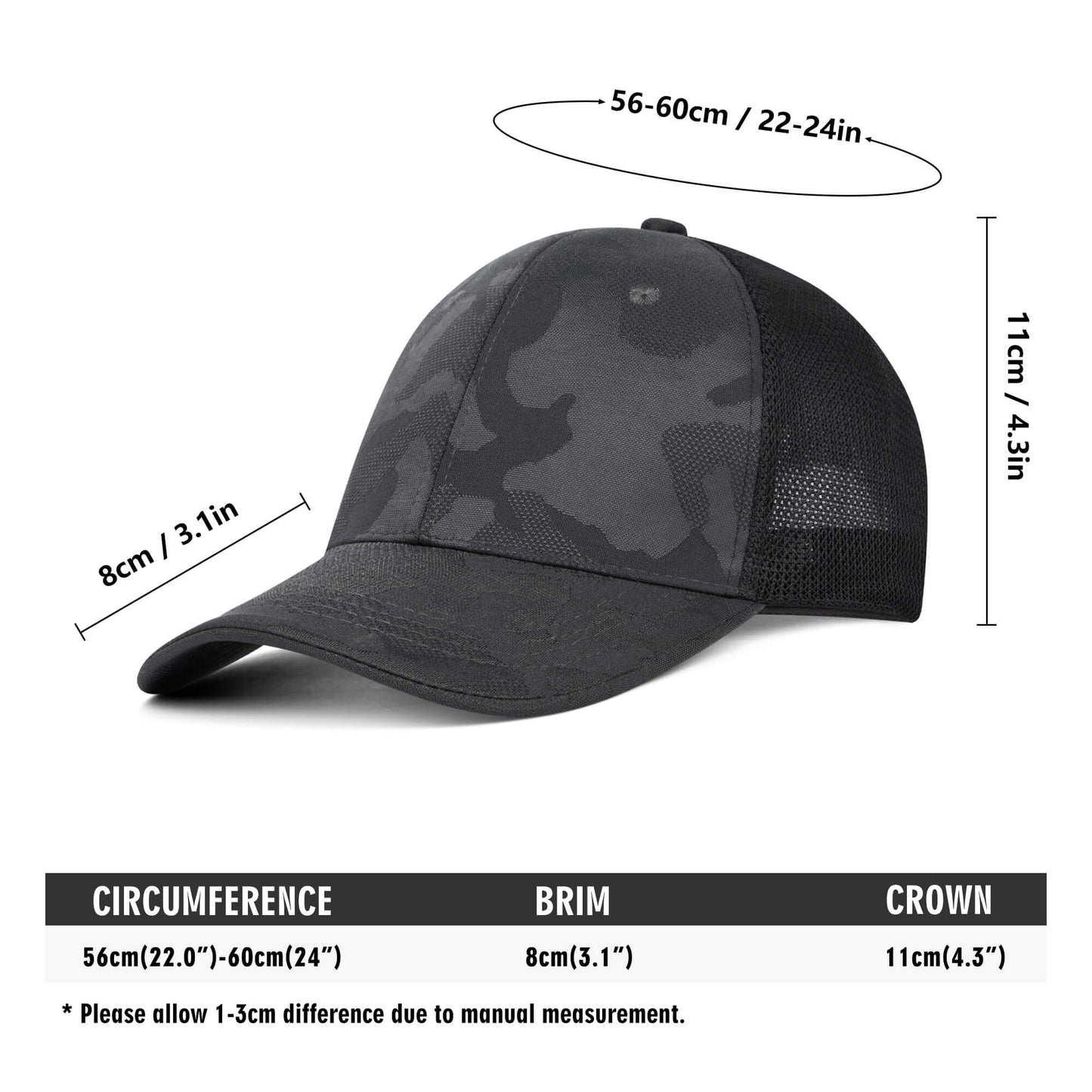 Savage Vision Mesh Sports Camo Trucker Hat