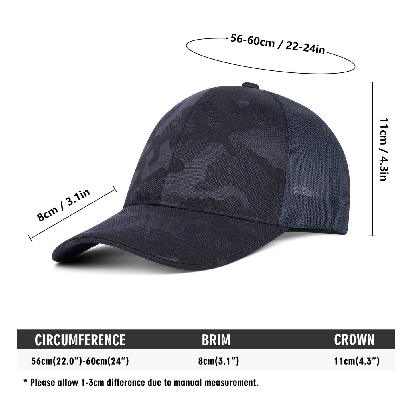 Savage Vision Mesh Sports Camo Trucker Hat