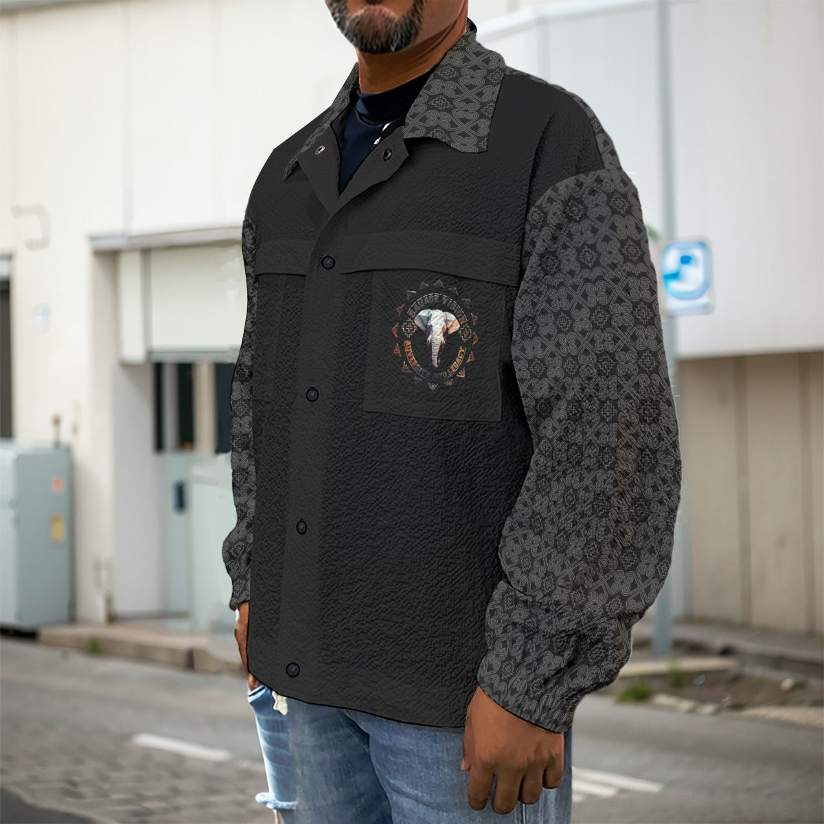 Savage Vision Casual Lapel Jacket