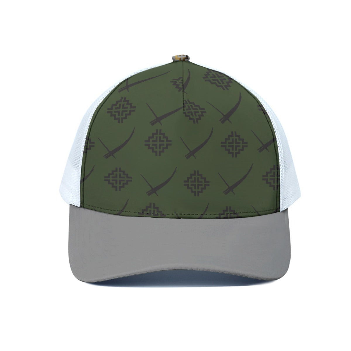 Yog Hmong Trucker Hat With White Half-mesh