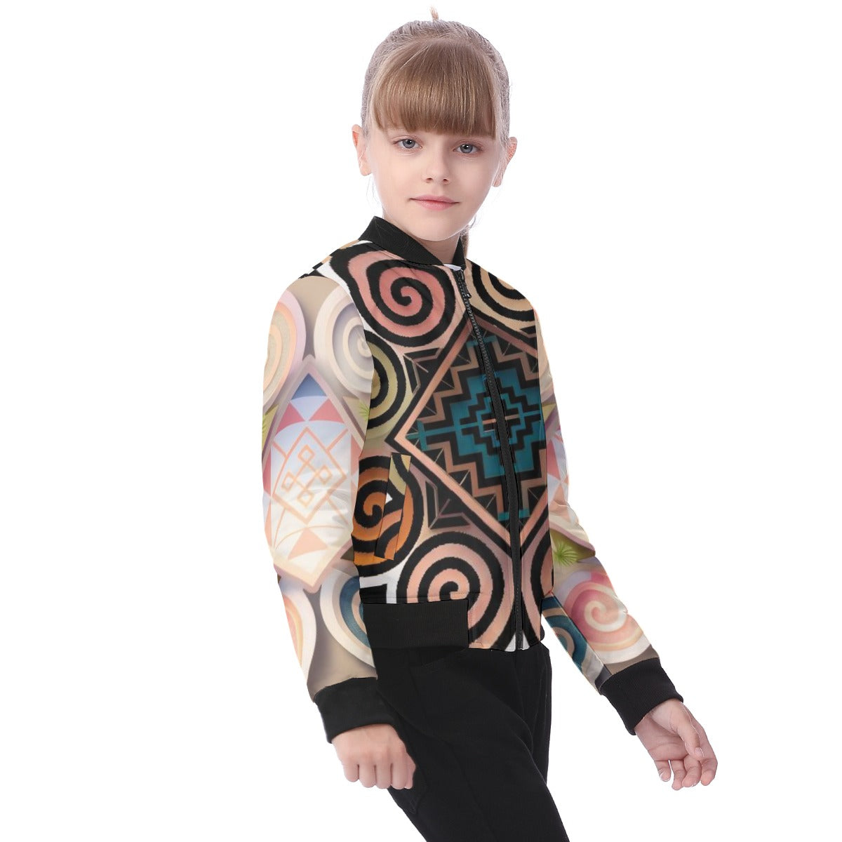 Hmong Kids Bomber Jacket by Savage Vision