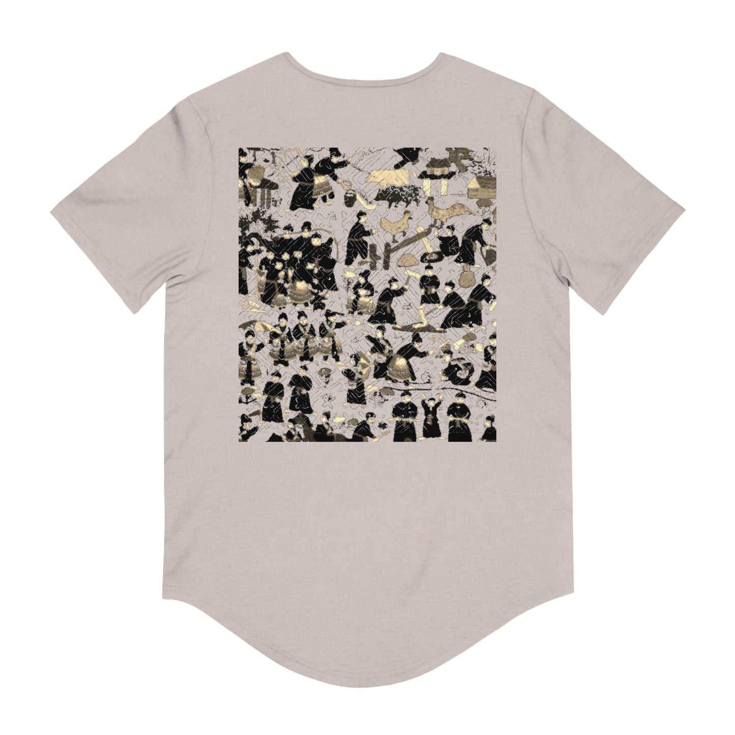 Hmong Story Men's Jersey Curved Hem Tee