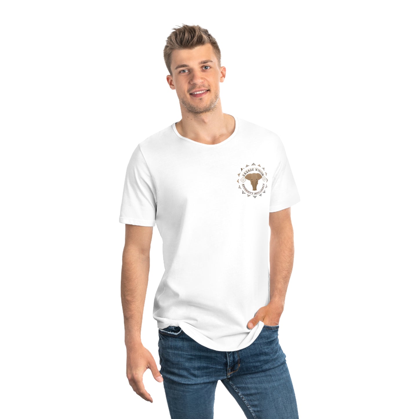 Hmong Story Men's Jersey Curved Hem Tee