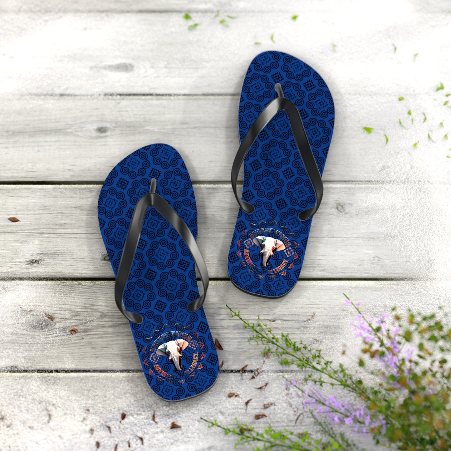 Savage Vision Apparel Khua Khiah Flip Flops