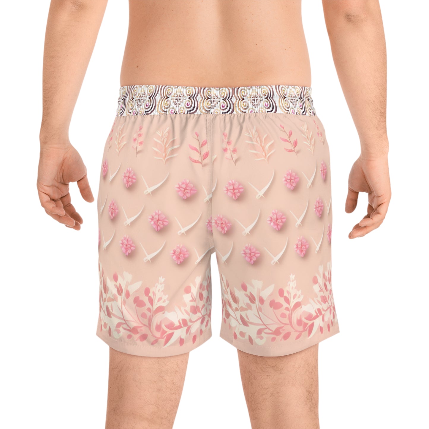 Savage Vision Apparel Men's Mid-Length Peach dri fit