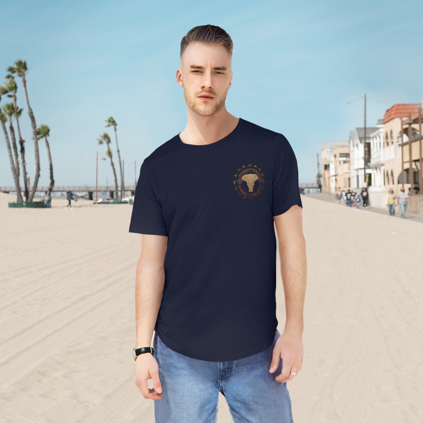 Hmong Story Men's Jersey Curved Hem Tee