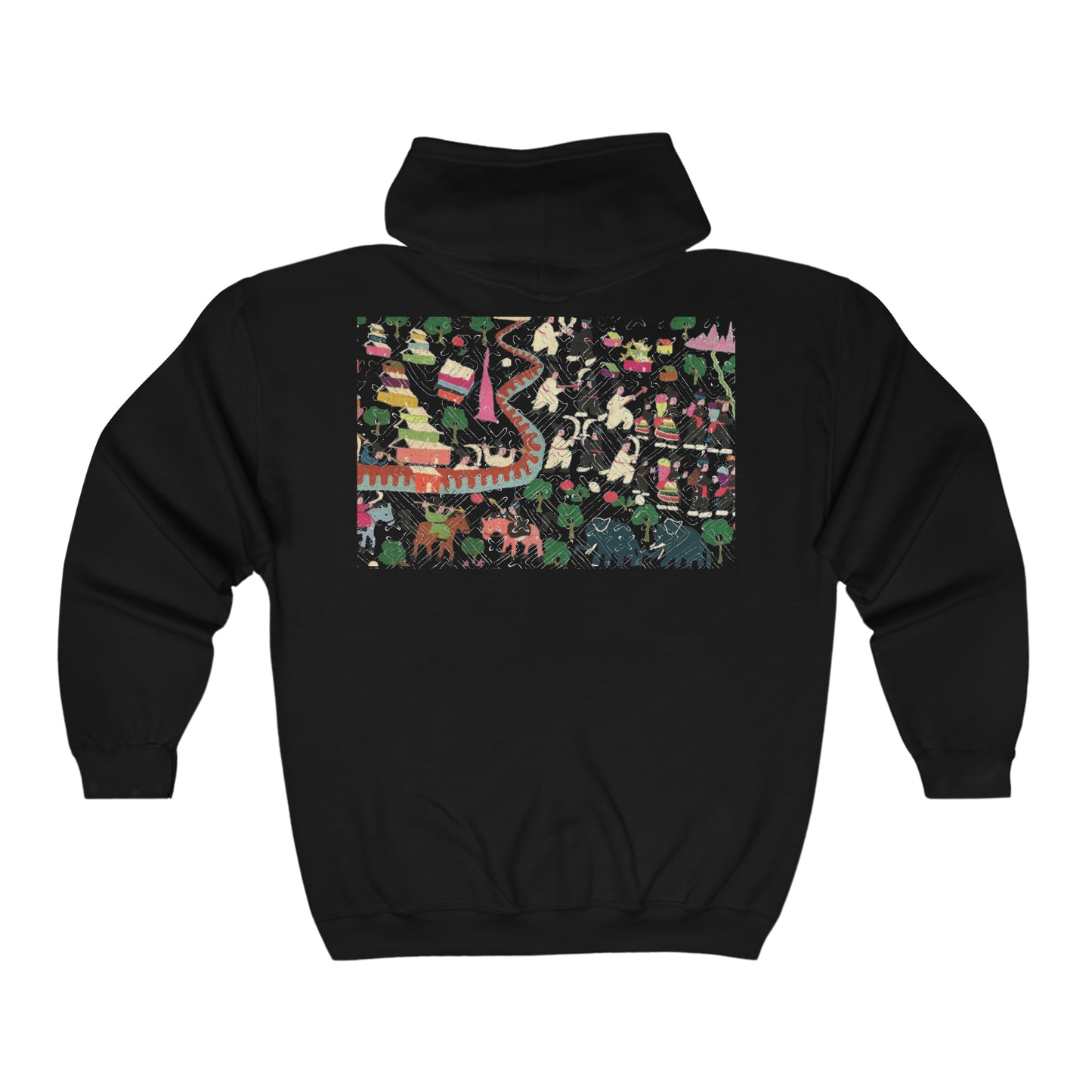 Hmong Story Unisex Heavy Blend™ Full Zip Hooded Sweatshirt