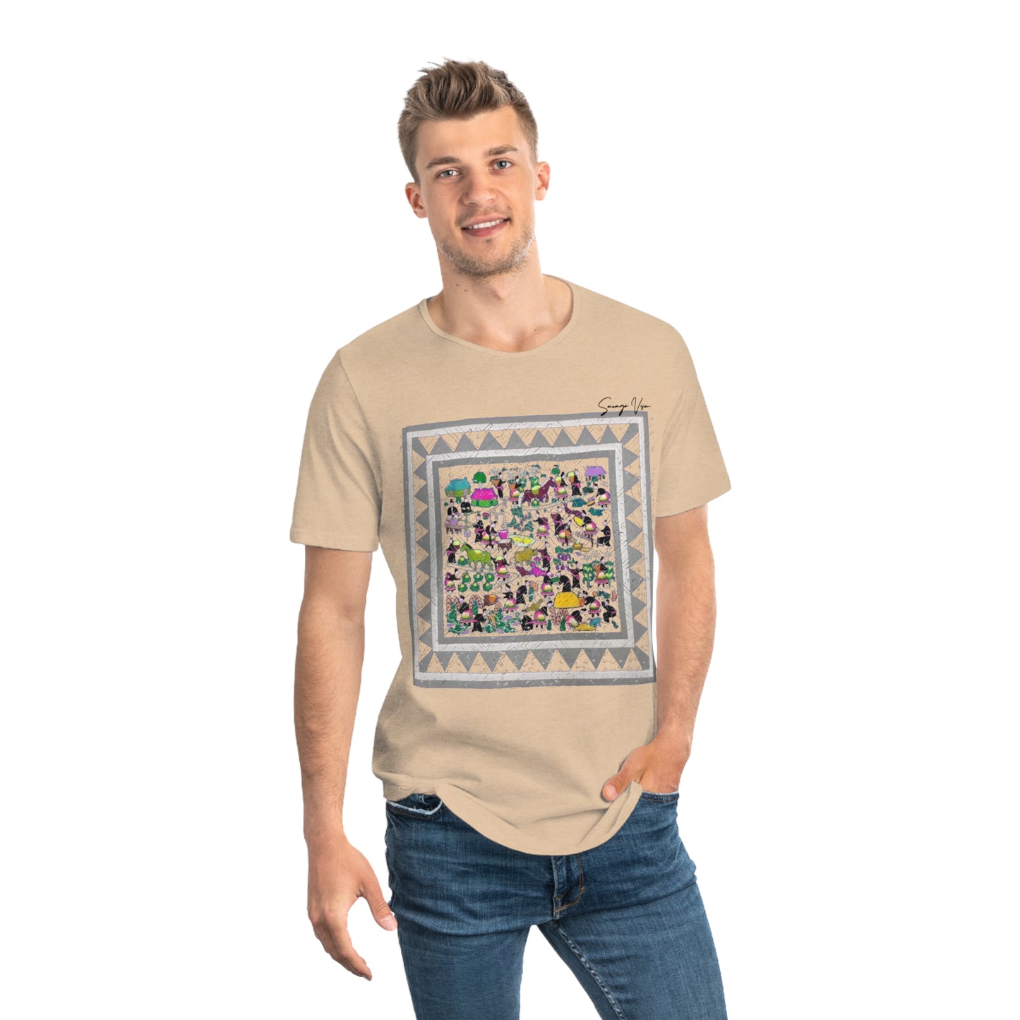 Success is No Accident Hmong Story Men's Jersey Curved Hem Tee