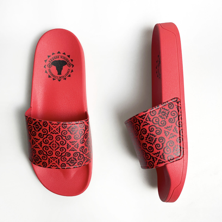 Hmong Inspired Slides by Savage Vision Apparel