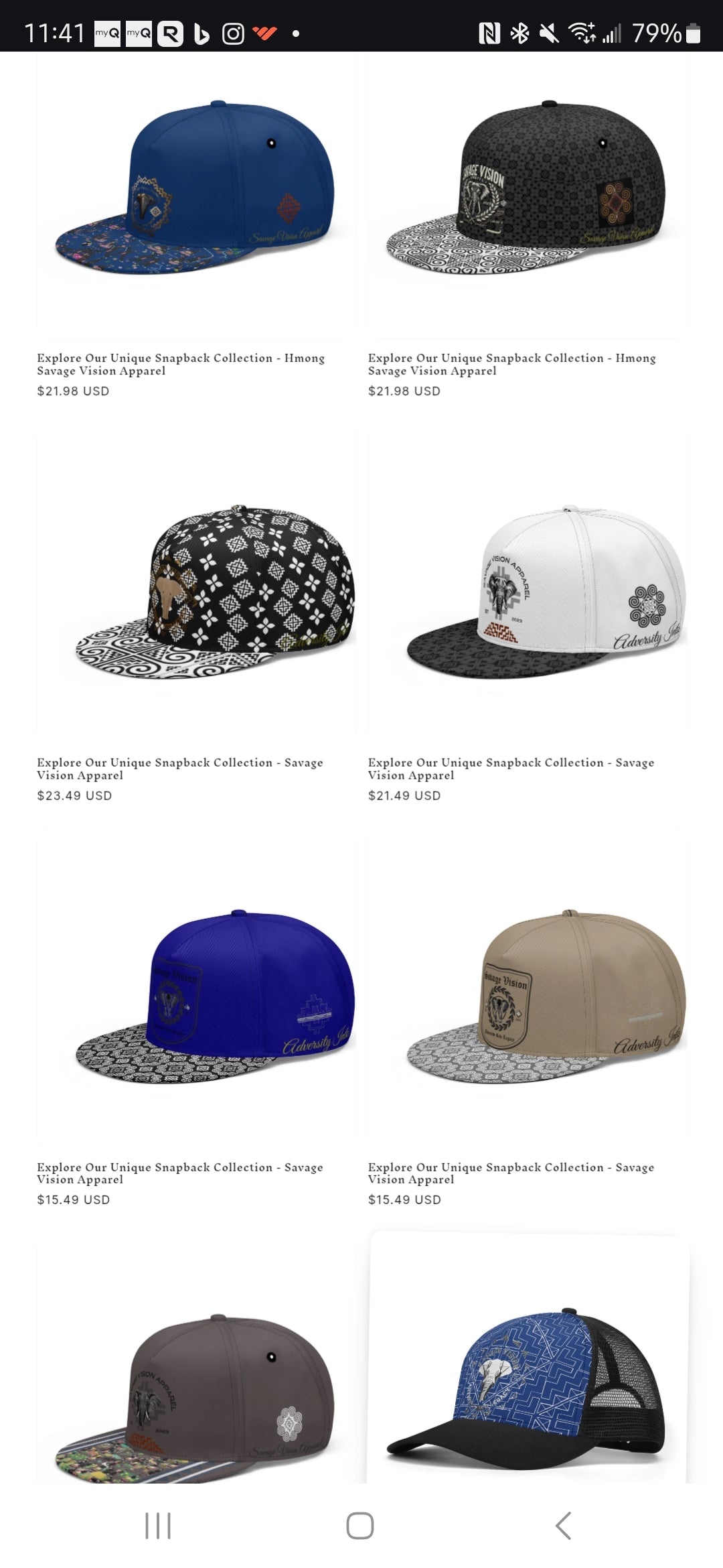 Savage Vison Hats