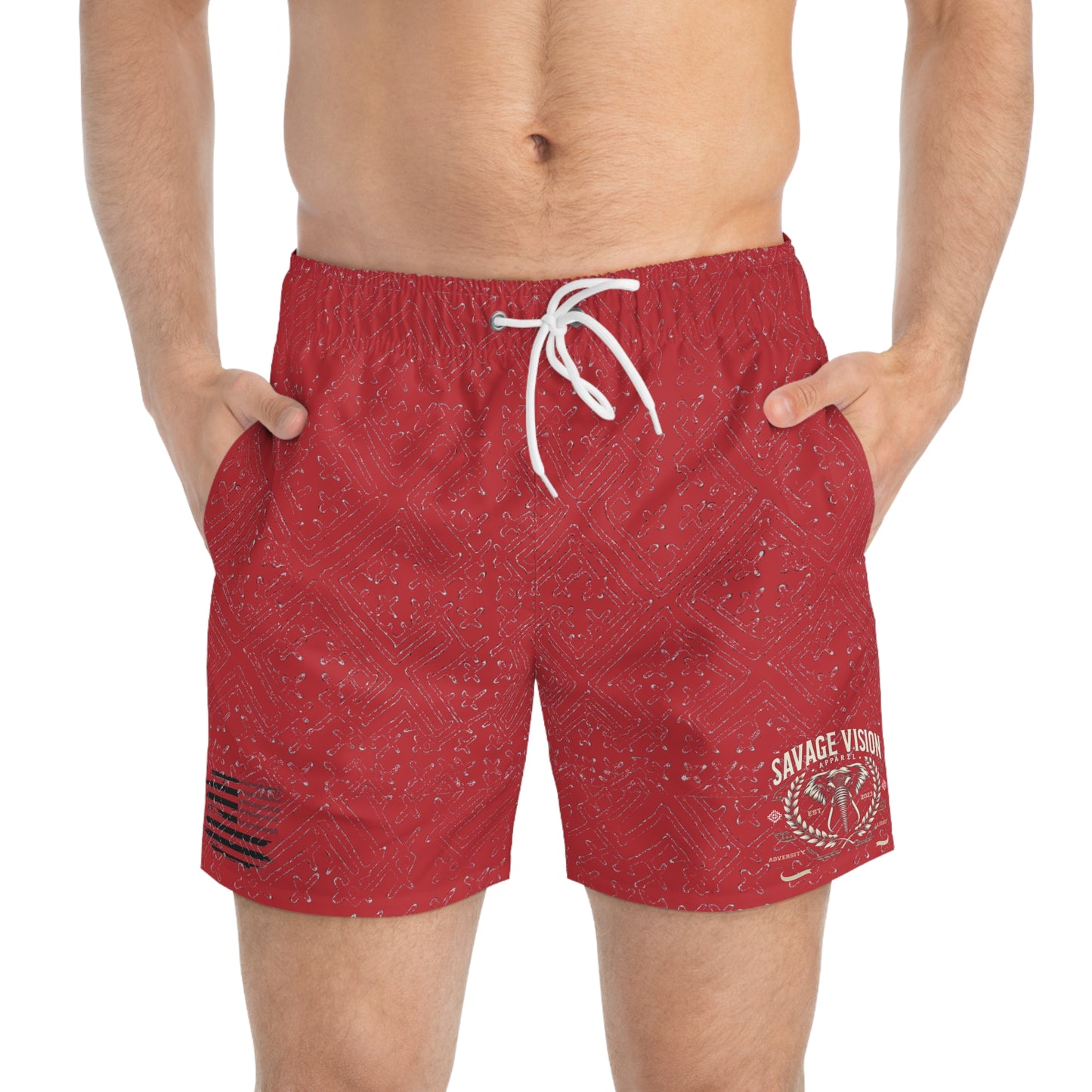 Hmong Meka Swim Trunks