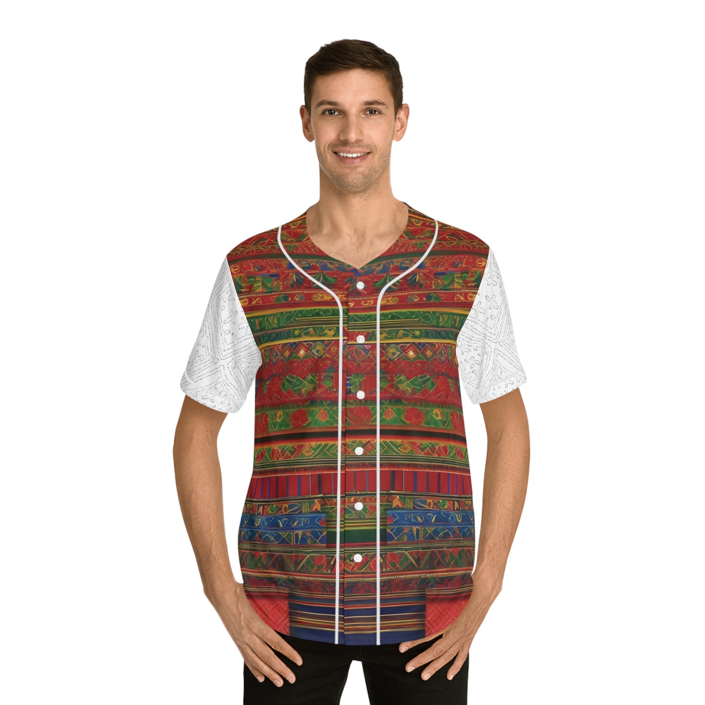 Hmong Inspired Men's Baseball Jersey