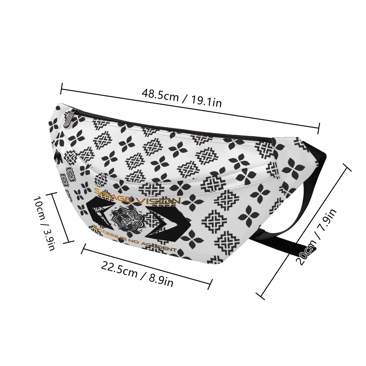Savage Vision Apparel Hmong Inspired Large Fanny Pack