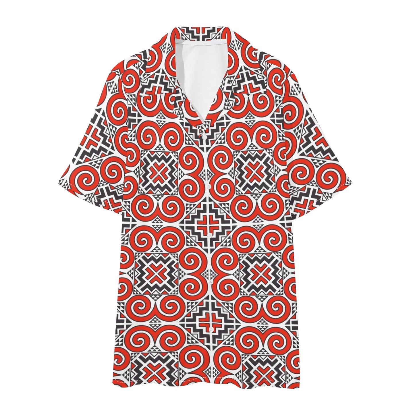 Savage Vision Mens Regular Fit Hawaiian Short Sleeve Shirt and Shorts Set