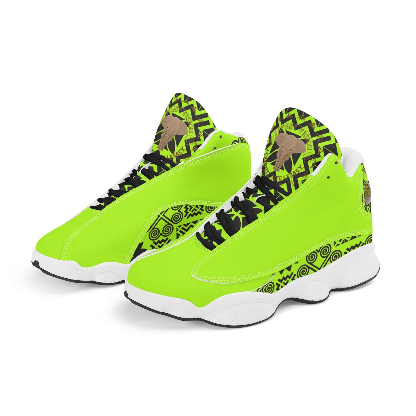 Hmong Savage Vision Leather Basketball Shoes