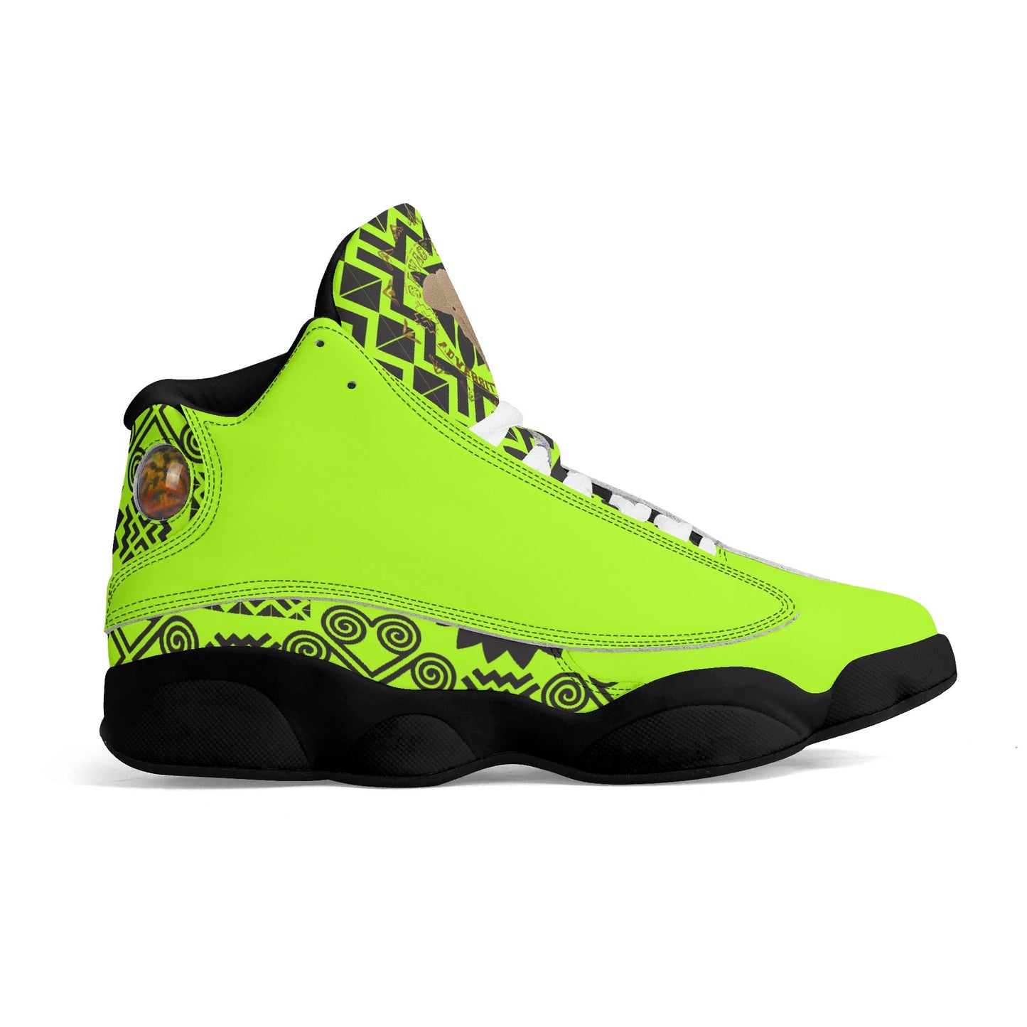 Hmong Savage Vision Leather Basketball Shoes