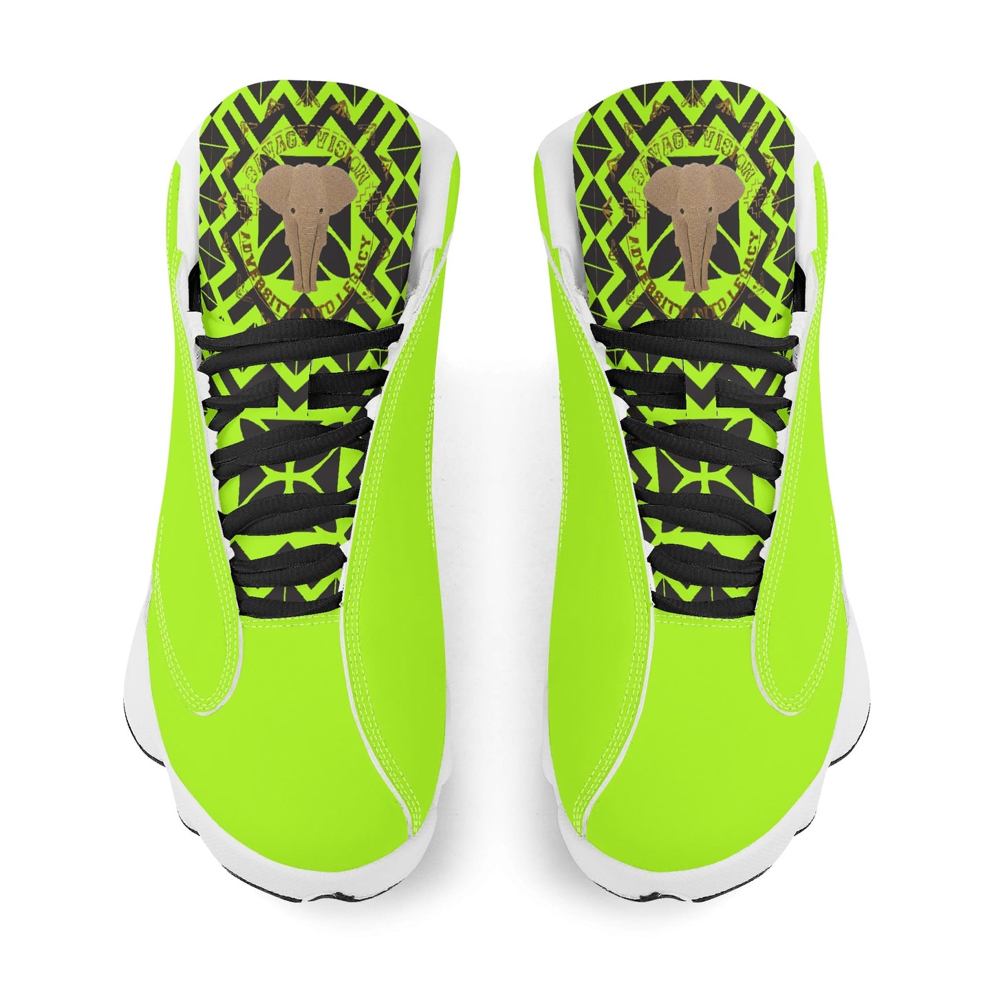 Hmong Savage Vision Leather Basketball Shoes