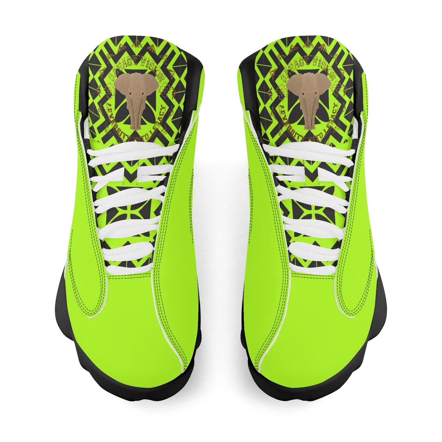 Hmong Savage Vision Leather Basketball Shoes