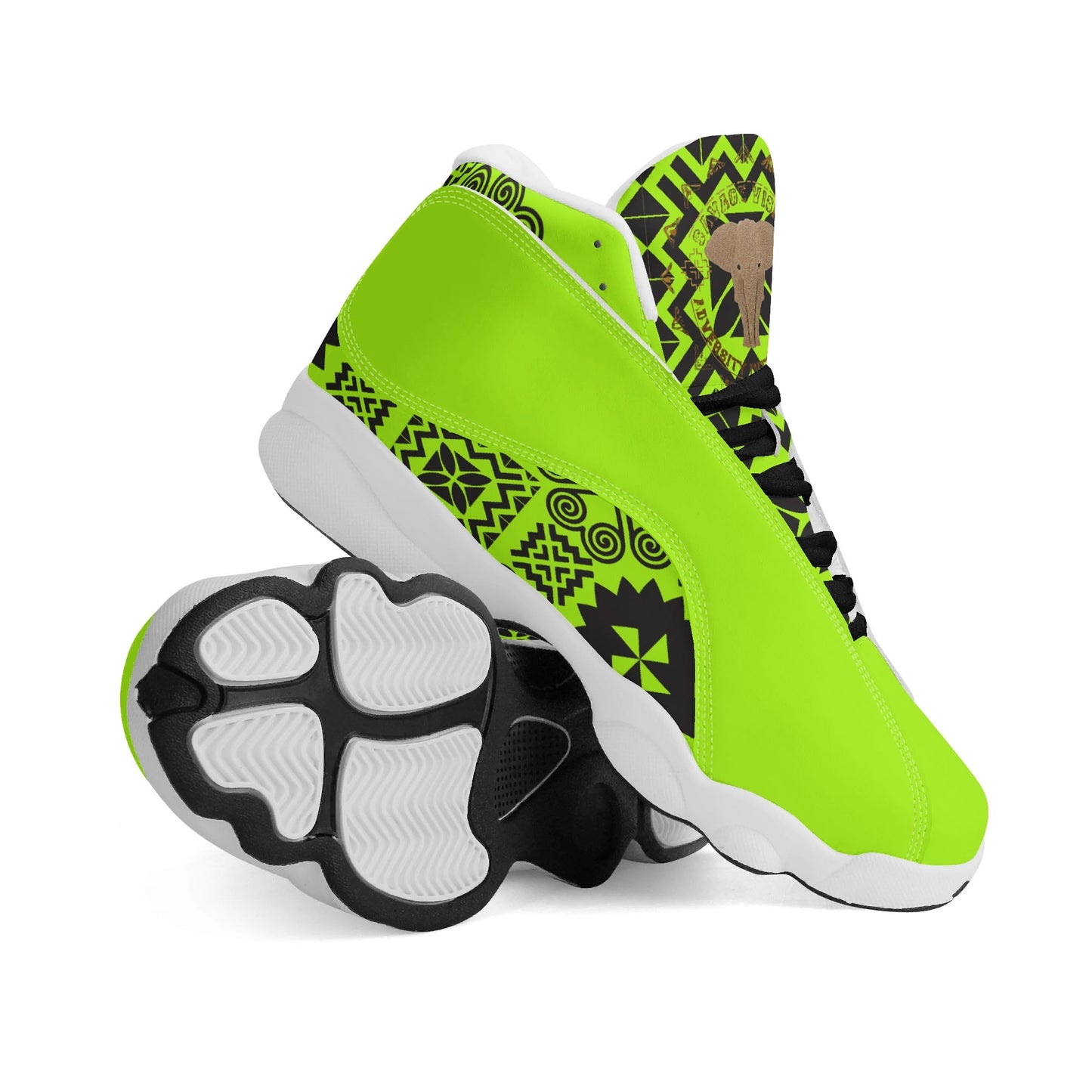 Hmong Savage Vision Leather Basketball Shoes