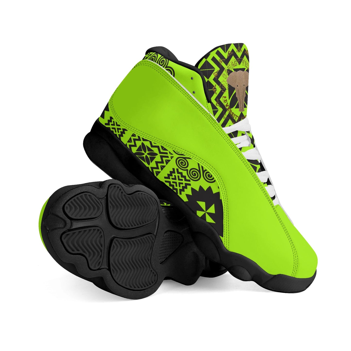 Hmong Savage Vision Leather Basketball Shoes