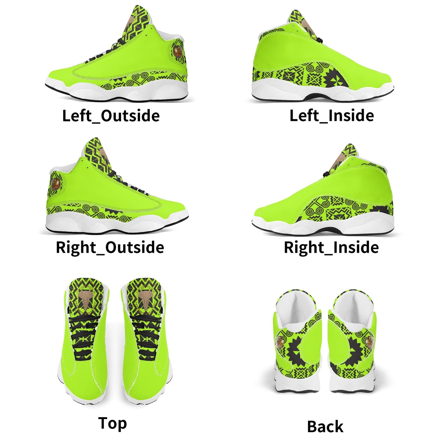 Hmong Savage Vision Leather Basketball Shoes