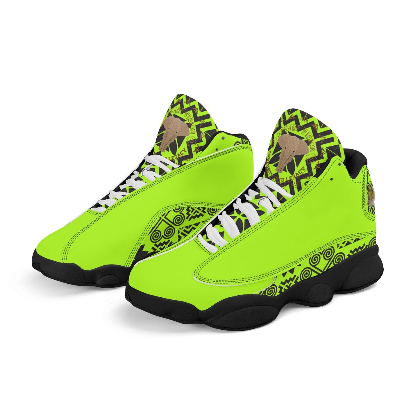 Hmong Savage Vision Leather Basketball Shoes