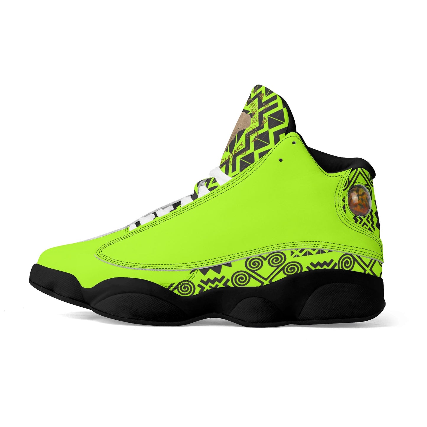 Hmong Savage Vision Leather Basketball Shoes