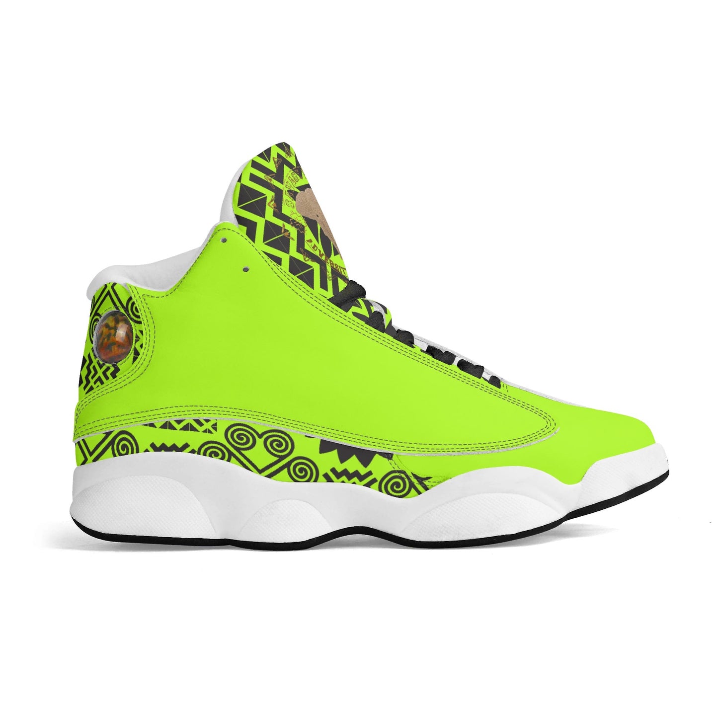 Hmong Savage Vision Leather Basketball Shoes