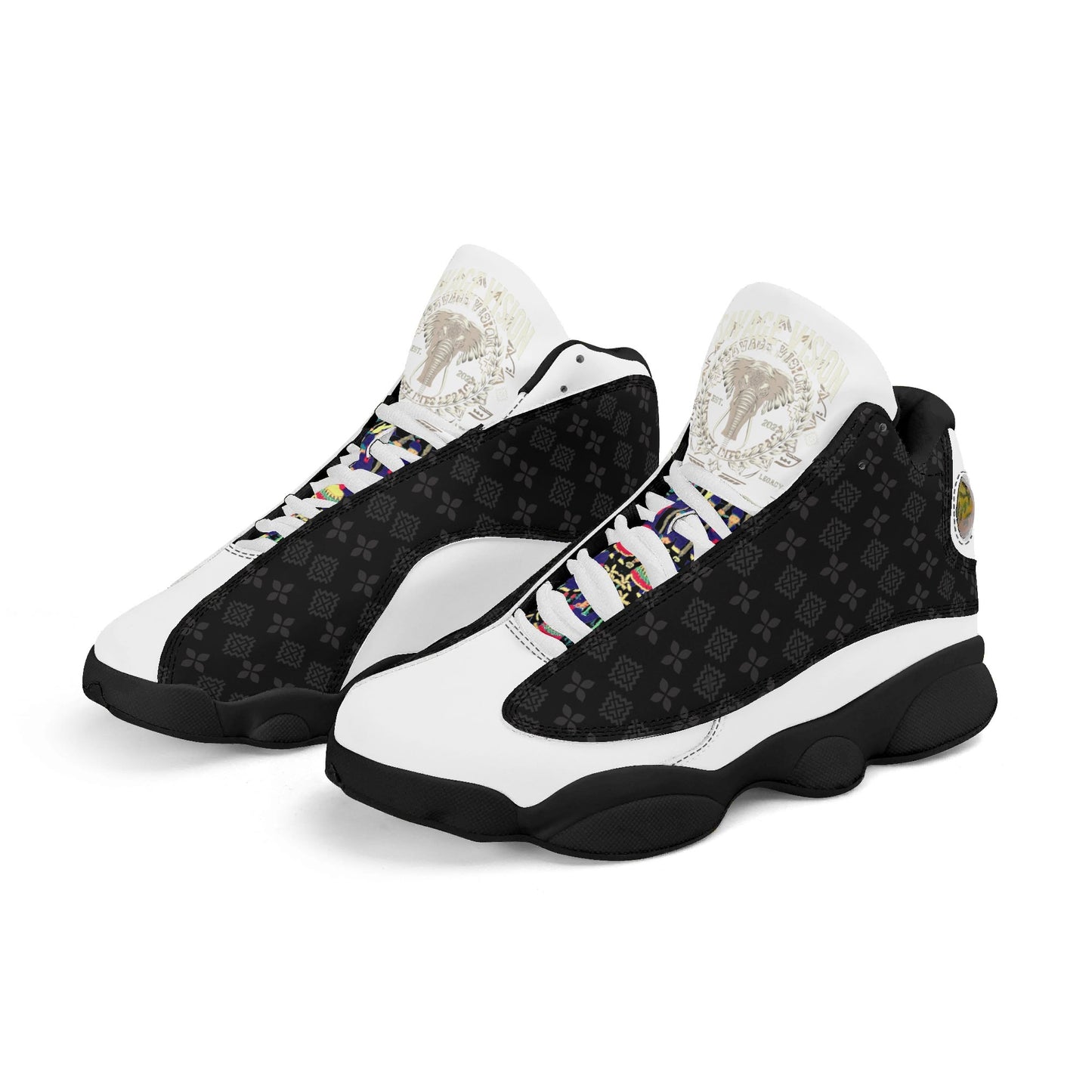 Hmong Savage Vision Leather Basketball Shoes Bred for the Journey