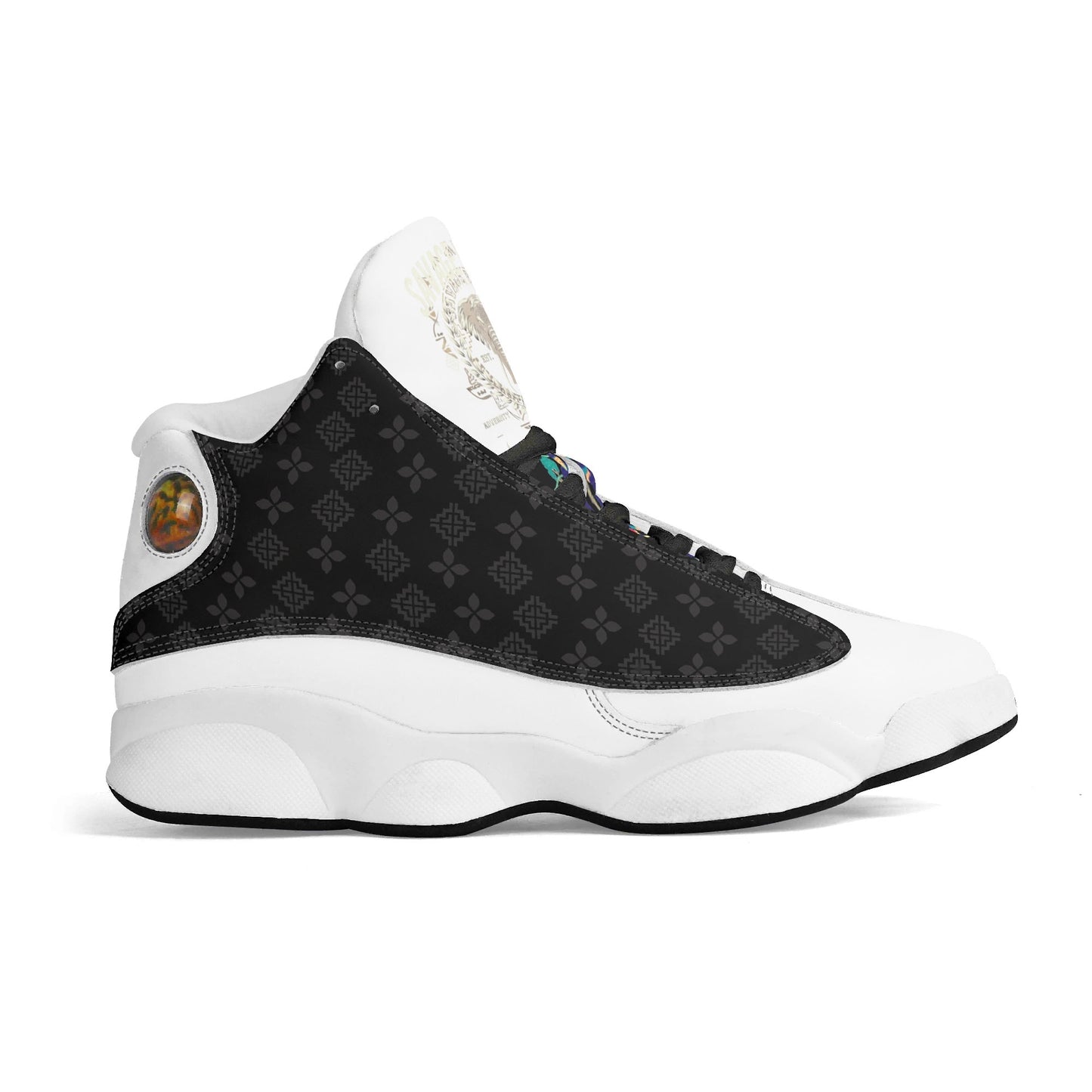 Hmong Savage Vision Leather Basketball Shoes Bred for the Journey