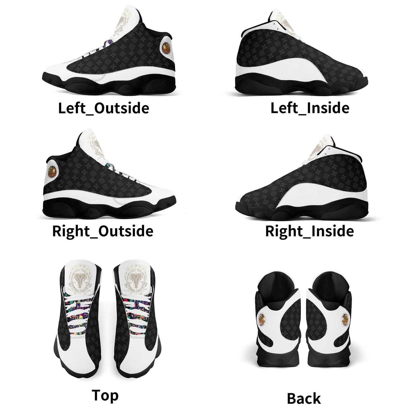 Hmong Savage Vision Leather Basketball Shoes Bred for the Journey
