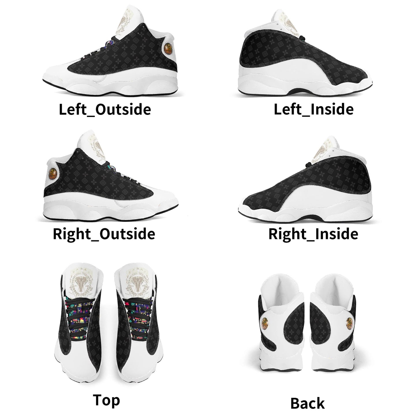 Hmong Savage Vision Leather Basketball Shoes Bred for the Journey