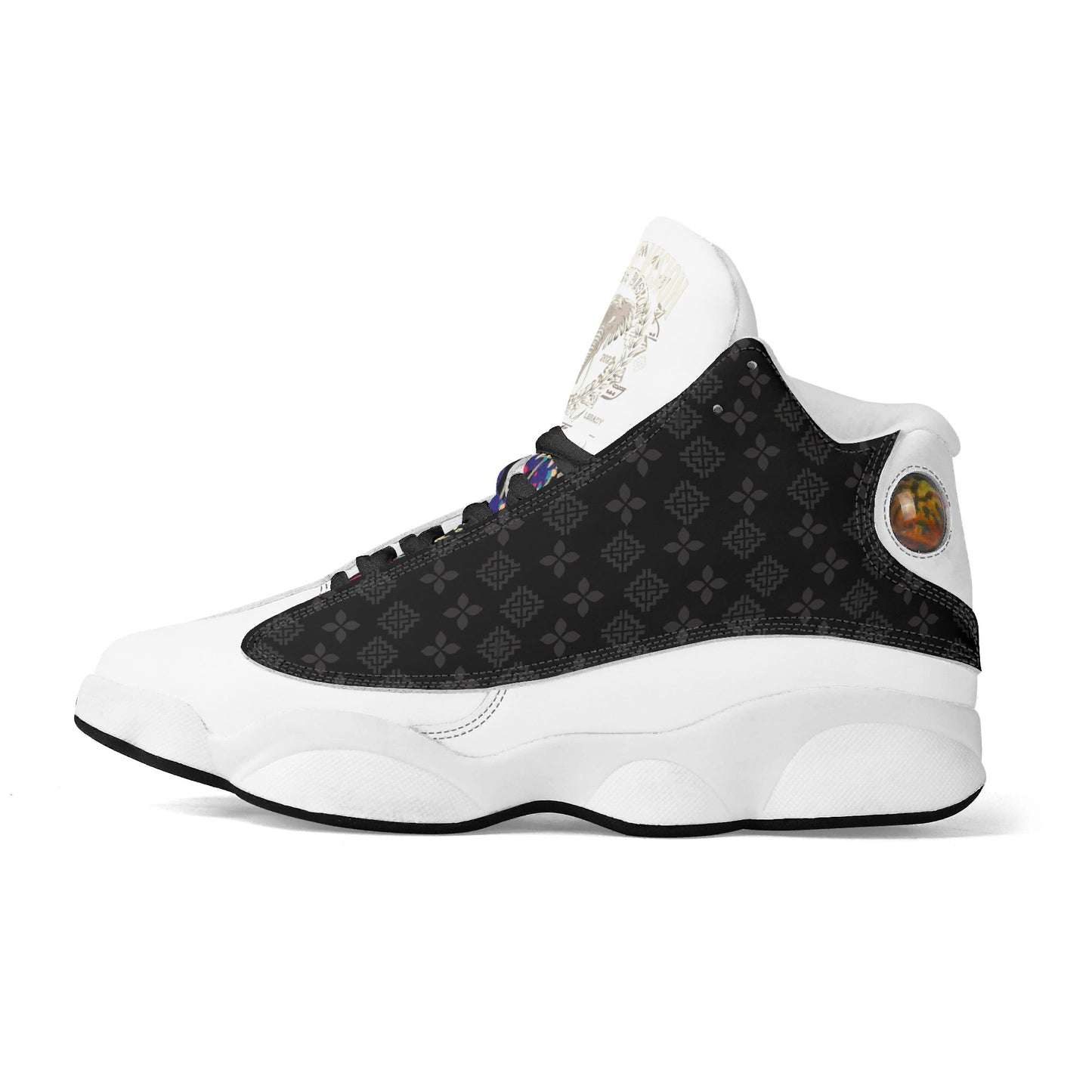 Hmong Savage Vision Leather Basketball Shoes Bred for the Journey