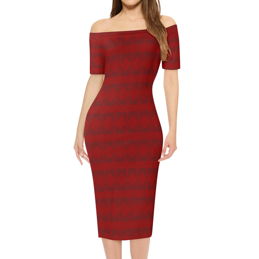Hmong Elegant Wrap Dress